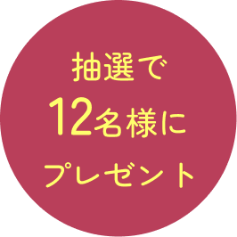 抽選で12様にプレゼント